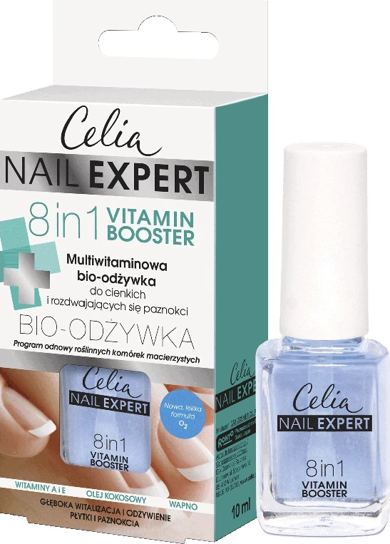 Trajtim për thonj për femra Celia Nail Expert 8in1 Vitamin Booster Multivitamin Bio-Nourishing Treatment 10ml