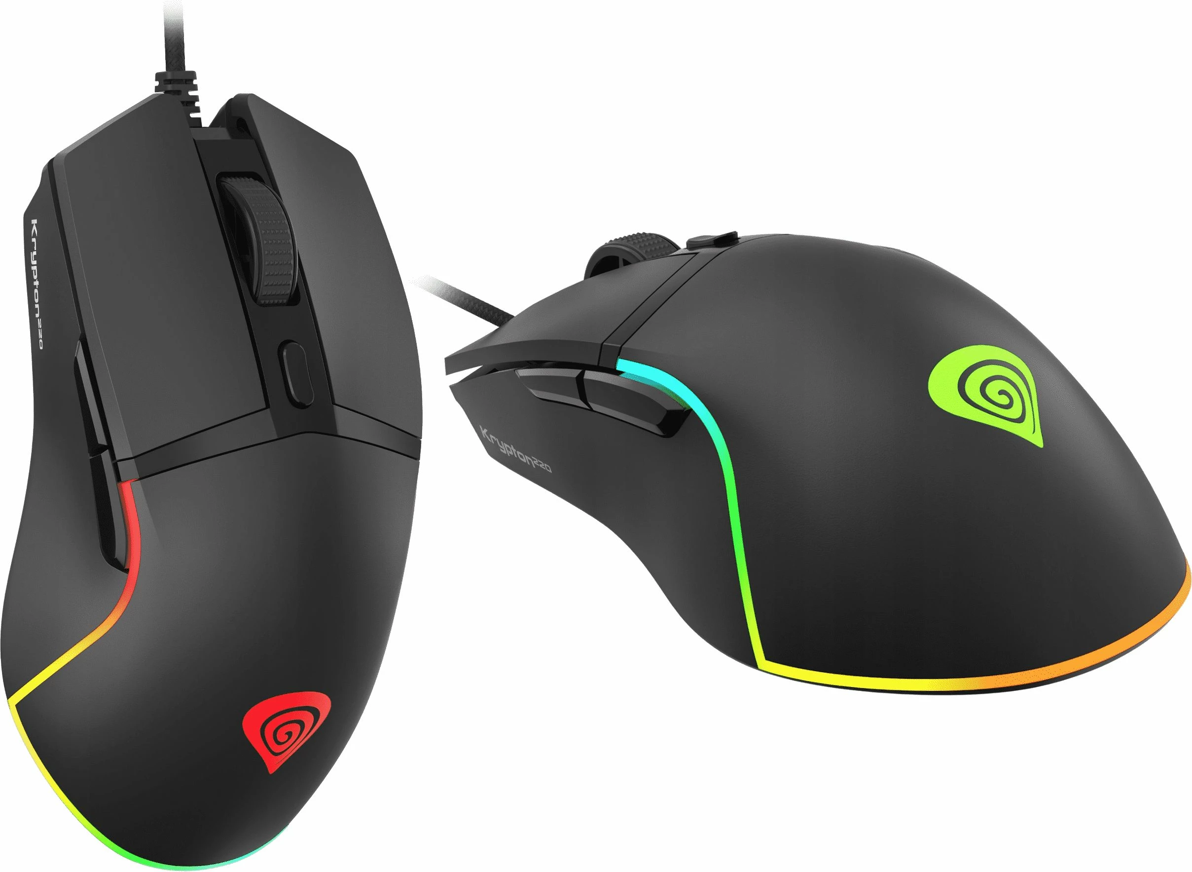 Maus Genesis Krypton 220 NMG-1770, 6400 DPI, RGB, USB me kabllo, 6 butona, i zi