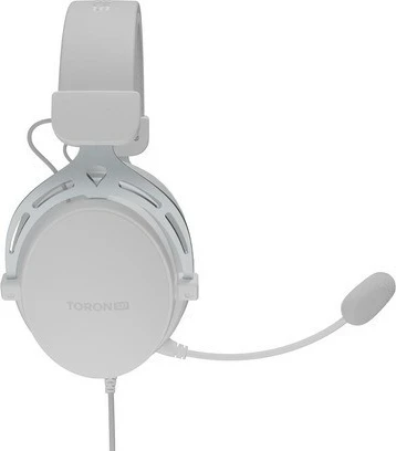 Kufje Genesis Toron 531, me mikrofon të ndashëm, për lojtarë, të bardha