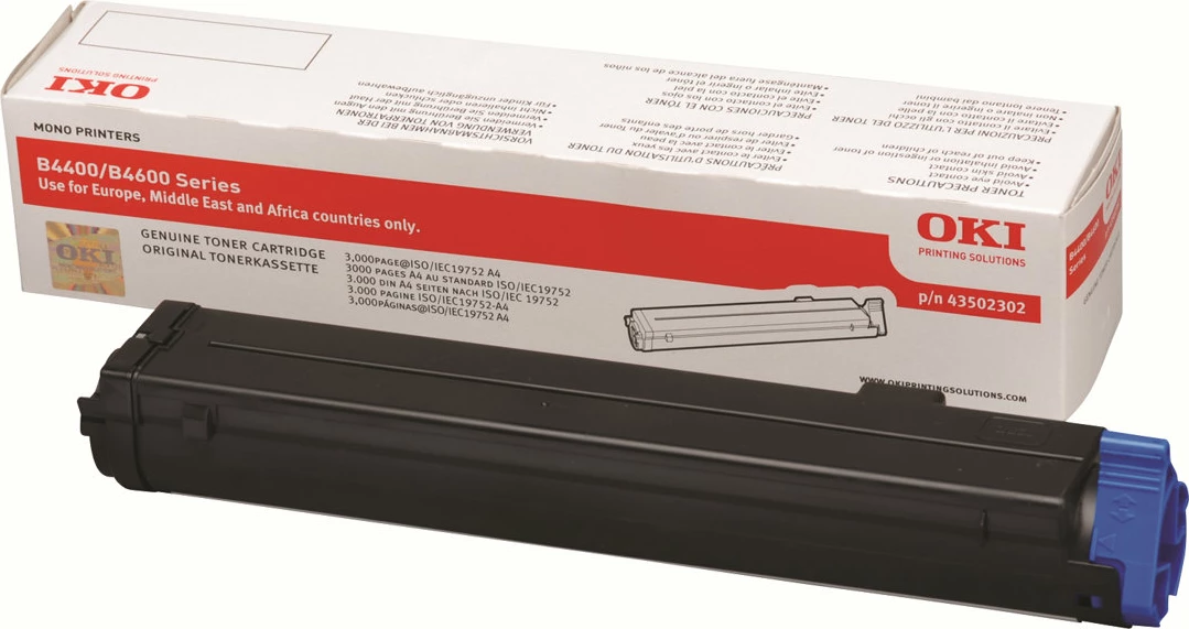 Drum OKI 43502302 për printer B4400/B4600, i zi, 1 copë