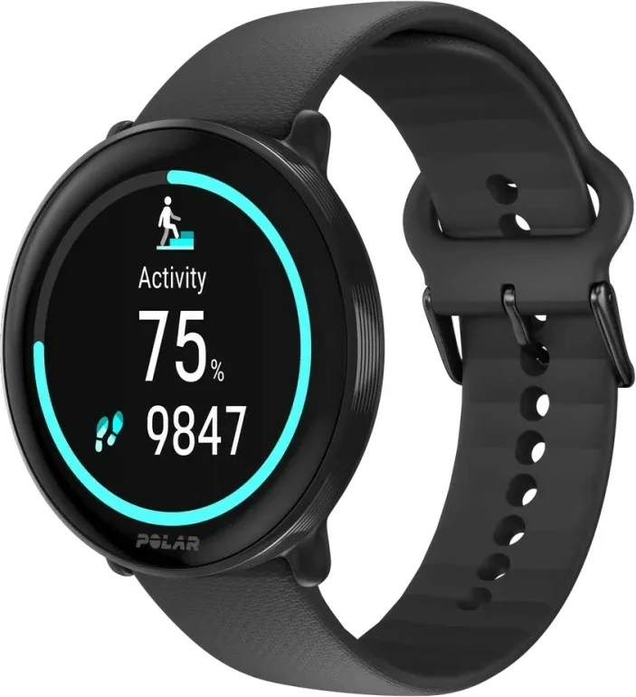 Smartwatch Polar IGNITE 3 S-L, 1.28" AMOLED, GPS, 5 ditë bateri, e zezë