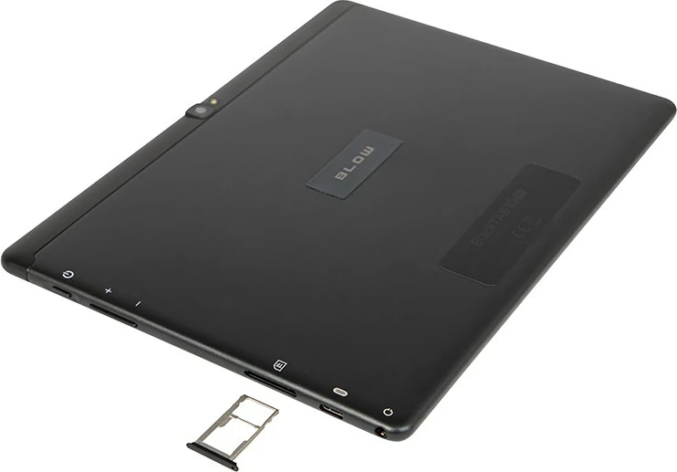 Tablet Blow BlackTAB10, 10", 4GB RAM, 128GB, LTE, Android 13, E zezë, me Active Pen dhe etui