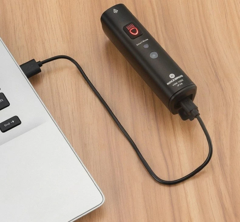 Dritë përpara biçiklete Rockbros V9M-1000, LED, 4400 mAh, IPX6, e zezë