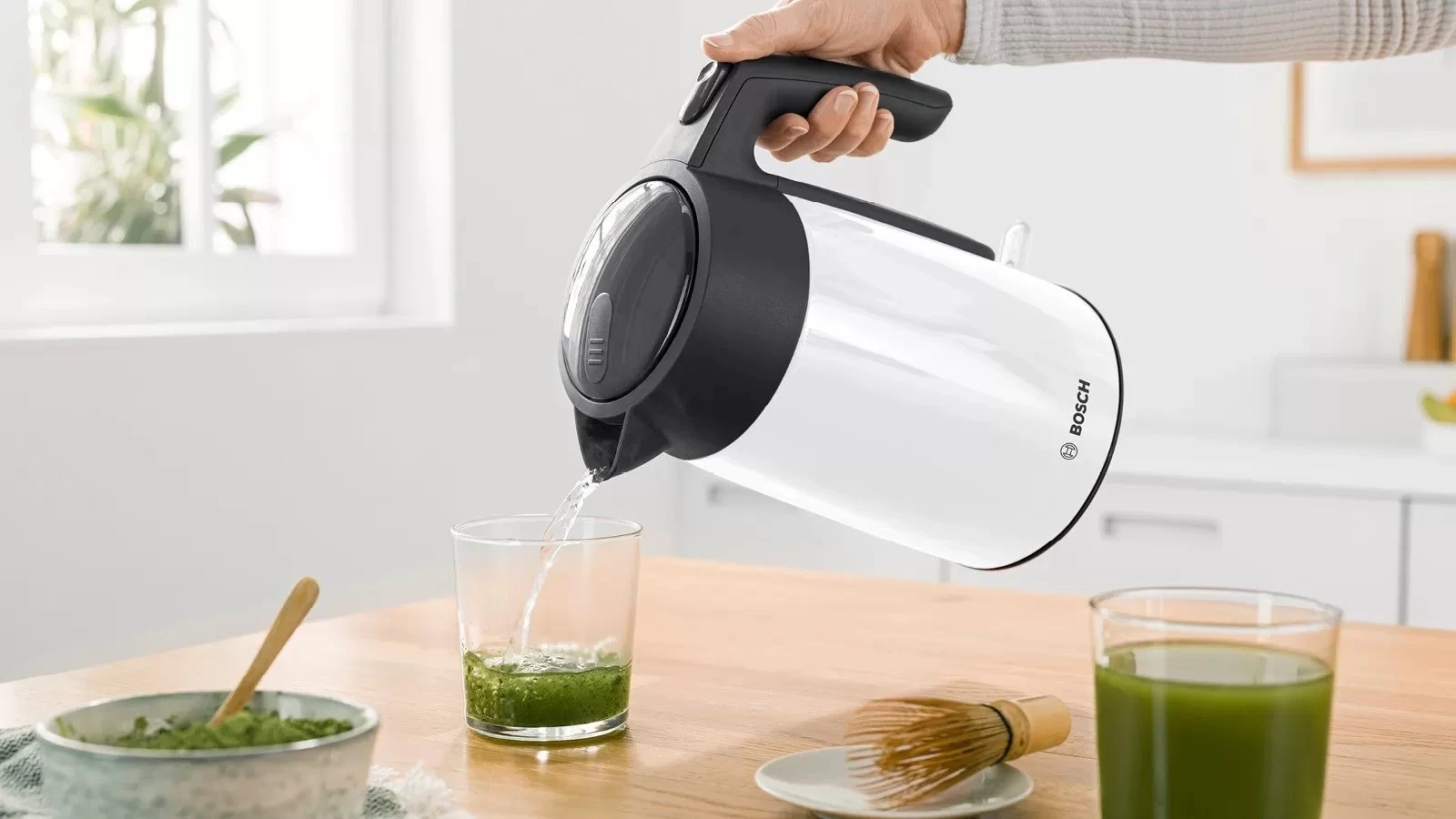 Ibrice elektrike Bosch TWK 7L461, 2400 W, 1.7 l e bardhë