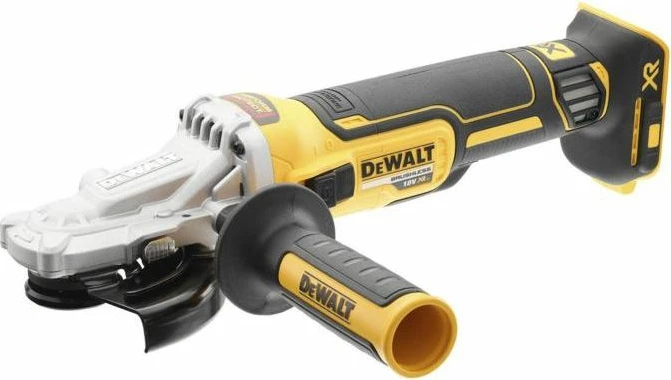 Mulli këndor Dewalt DCG405FN 18 V, 125 mm, Brushless, pa bateri/pa karikues, verdhë/zi