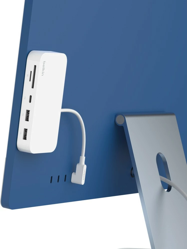 Hub USB-C Belkin INC011btWH 6-në-1, 10Gbps, i bardhë