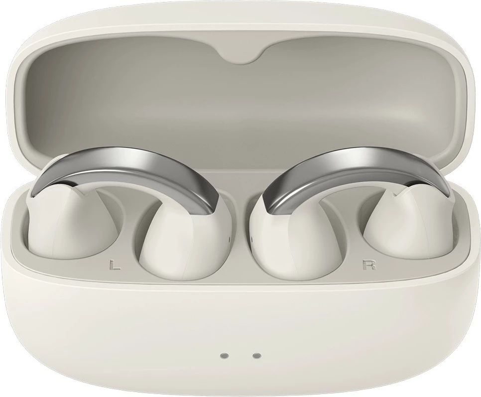 Kufje pa tela, JVC, HA-NP1T (HA-NP1TWU), Bluetooth 5.3, mikrofon, 8h + 24h me kuti, USB-C, e bardhë