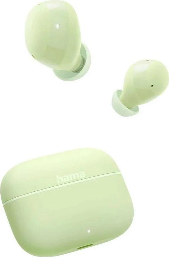 Kufje Hama Freedom buddy II, true wireless, Bluetooth 5.3, USB Type C, gjelbra