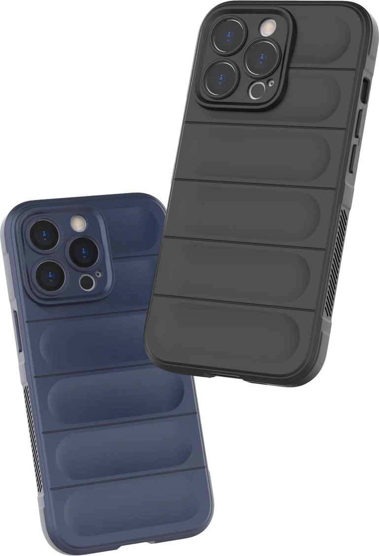 Mbështjellës Hurtel Magic Shield Case për iPhone 13 Pro, TPU, i zi