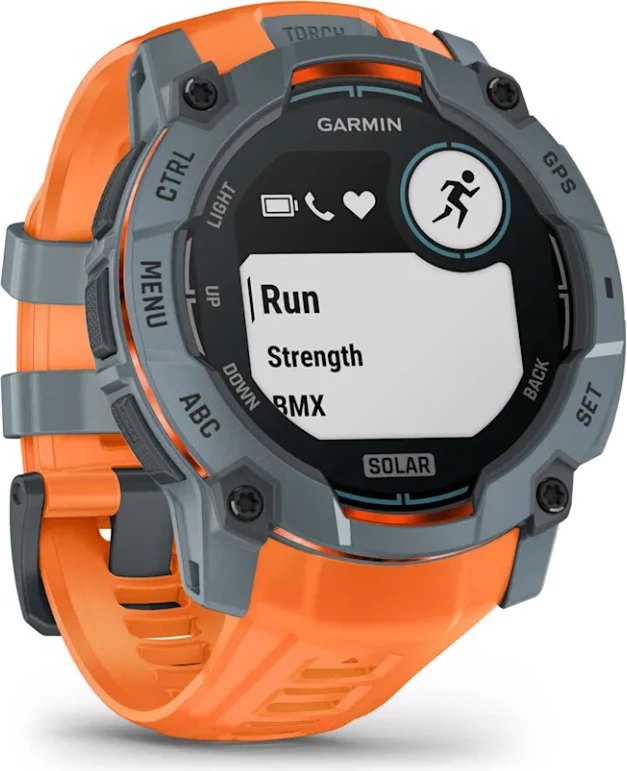 Smartwatch Garmin Instinct® 3 Solar – Twilight with Solstice Silicone Strap, 50 mm