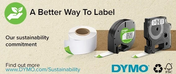 Kasetë etiketa DYMO D1 Standard S0720530, 12mm, e zezë mbi të bardhë