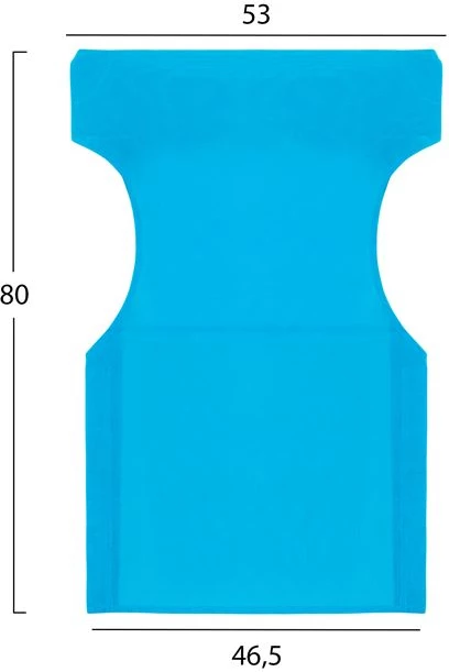 Jastëk zëvendësues për karrige drejtori, ngjyrë e kaltër e çelët, 2x1, FH5272.08, 46.5x53x80 cm