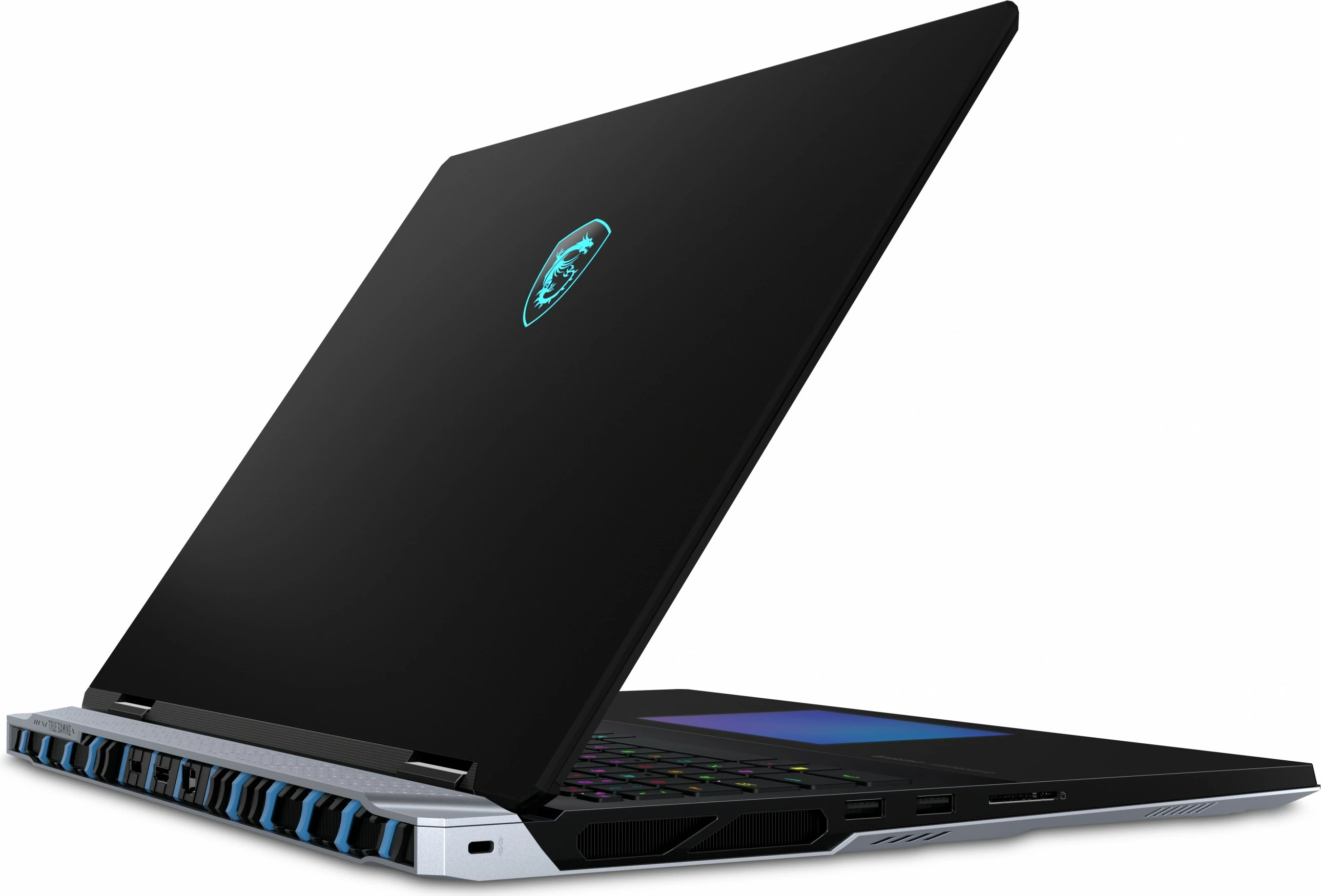 Laptop MSI Titan 18 HX AI A2XWJG-656, Intel Core Ultra 9 285HX, RTX 5090, 64GB RAM, 6TB SSD, 18", black silver