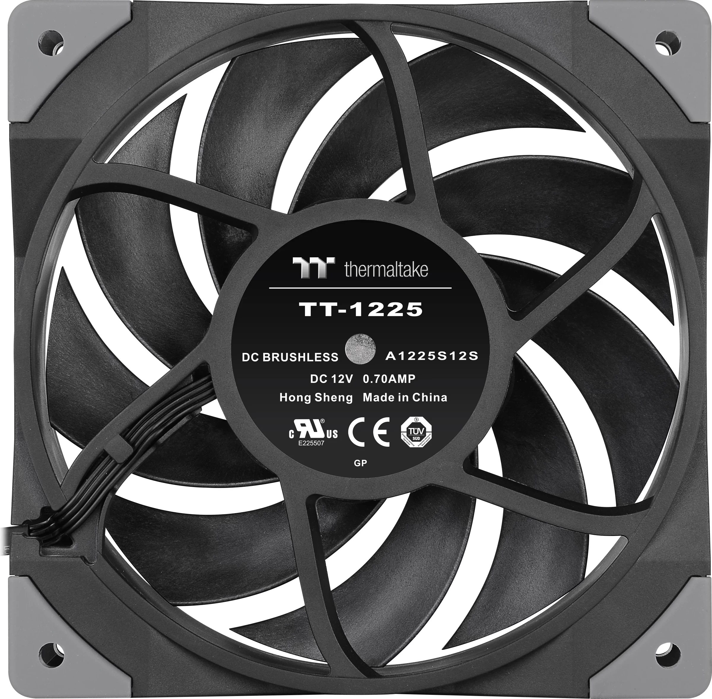 Ventilator kompjuteri Thermaltake TOUGHFAN 12, 2 copë, 12 cm, PWM, i zi