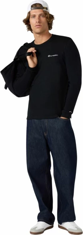 Maicë me mëngë të gjata për meshkuj Champion, e zezë