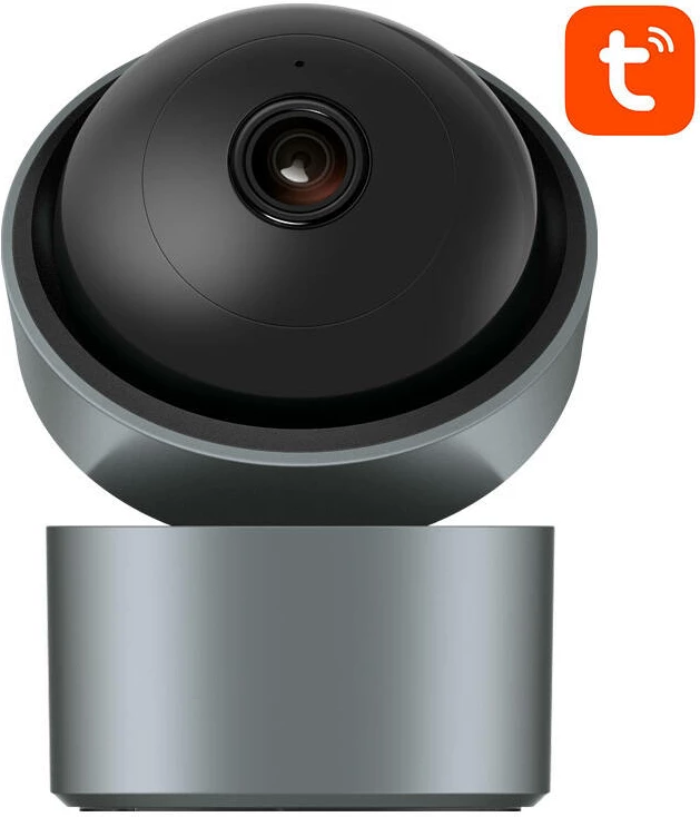 Kamerë inteligjente Avatto IPC06, Wi-Fi, 4MP, Full HD, për ambiente të brendshme, e zezë/gri