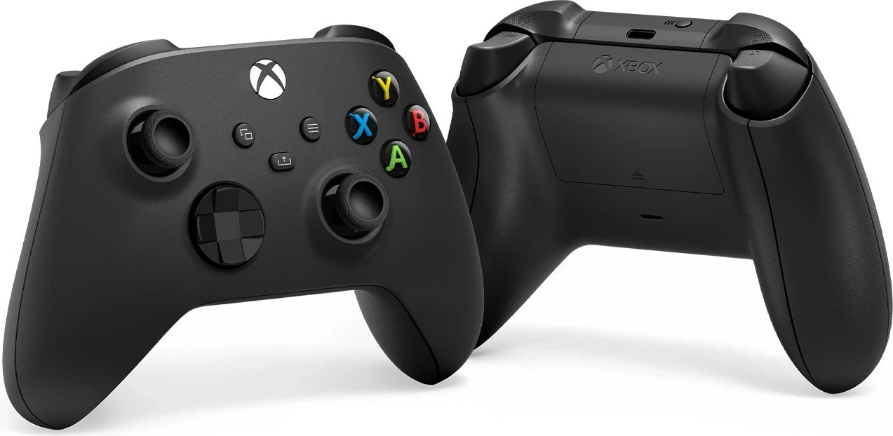 Gamepad Microsoft Xbox Wireless Controller, Bluetooth, për PC/Xbox/Android/iOS, Zi