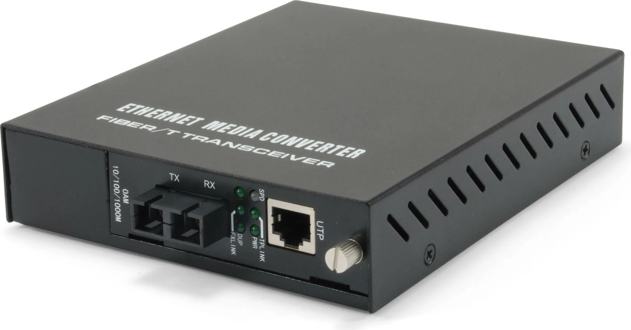 Konvertues media LevelOne RJ45 në SC, Gigabit, Multi-Mode Fiber