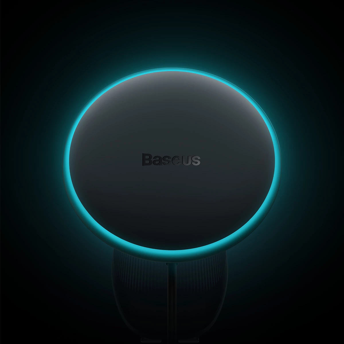 Mbajtës magnetik Baseus CW01 për iPhone, karikues wireless 15W, për grilë ventilimi, i zi