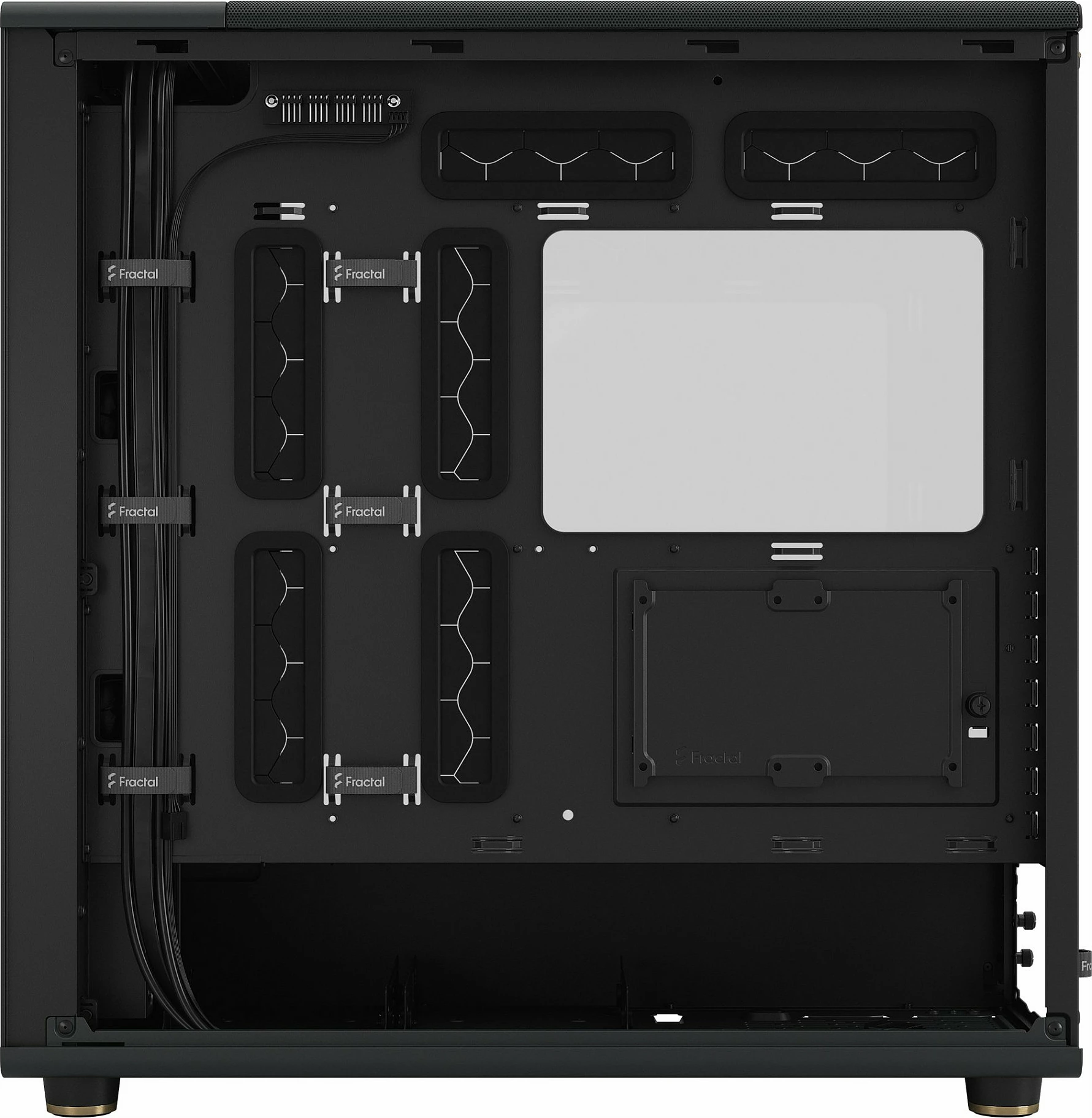 Kasë Fractal Design FD-C-NOR1X-02, Midi Tower, ATX, EATX, micro ATX, Micro-ITX, e zezë, qymyr