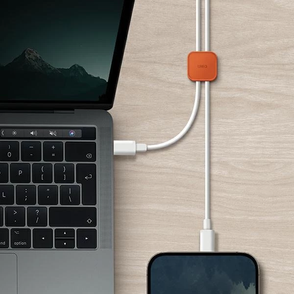 Set organizues kabllosh vetë-ngjitës UNIQ Pod, 8 copë, gri e hapur