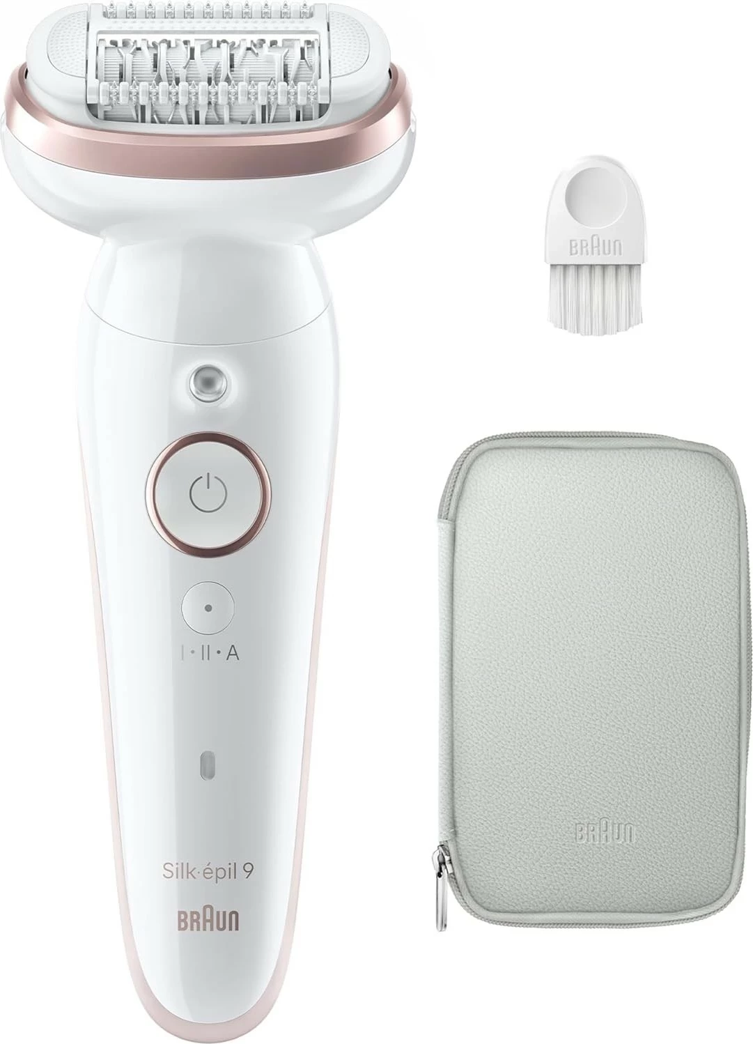 Epilator Braun Silk-épil 9-000, i bardhë-rozë