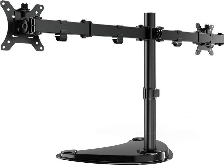 Mbajtëse tavoline për monitorë Gembird MS-D2ST-02, për 2 monitorë, 13-32", e zezë