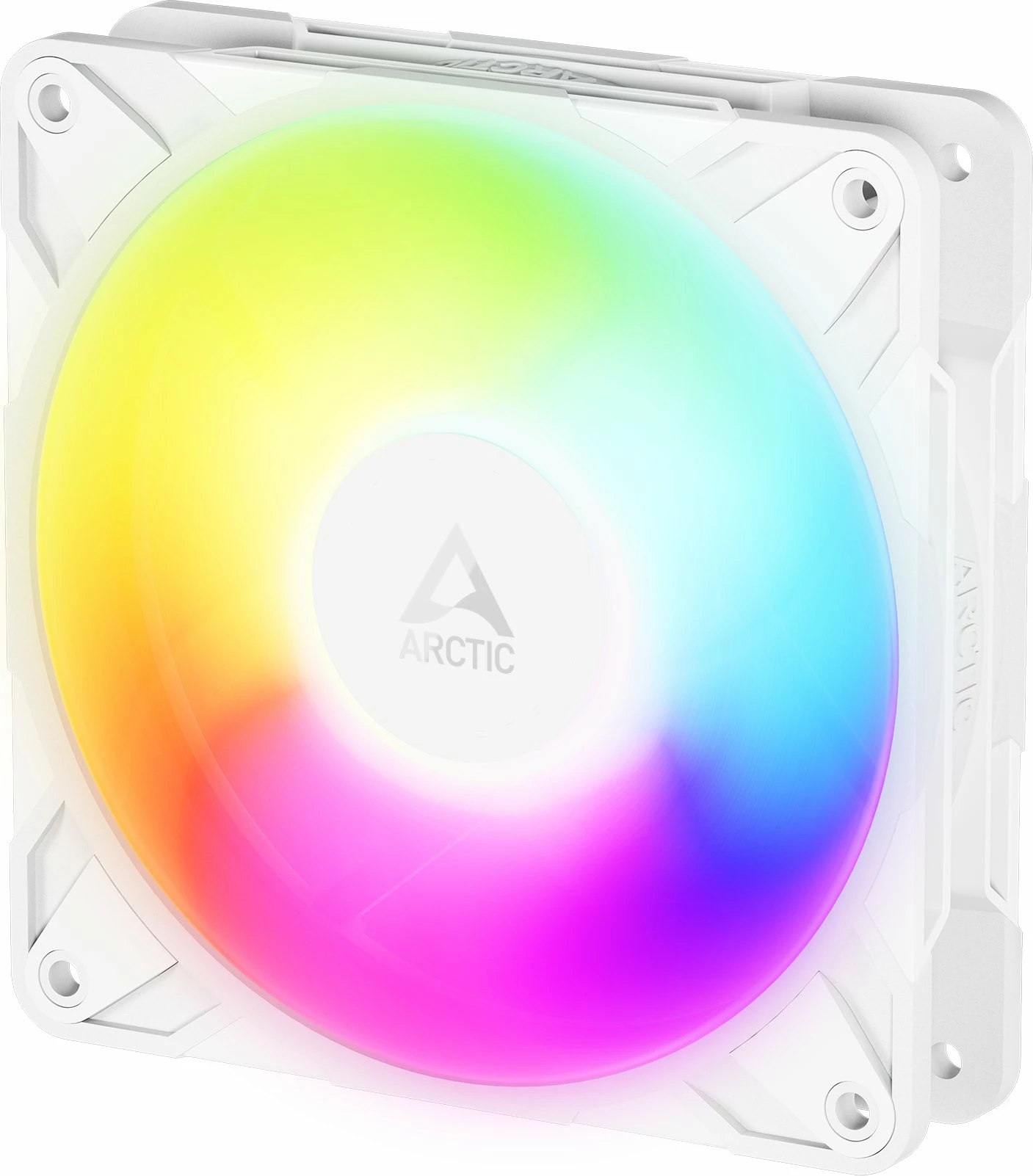 Ventilator për kasë PC Arctic P12 Pro Reverse A-RGB 120mm PWM (ACFAN00334A), 3 copë, i bardhë