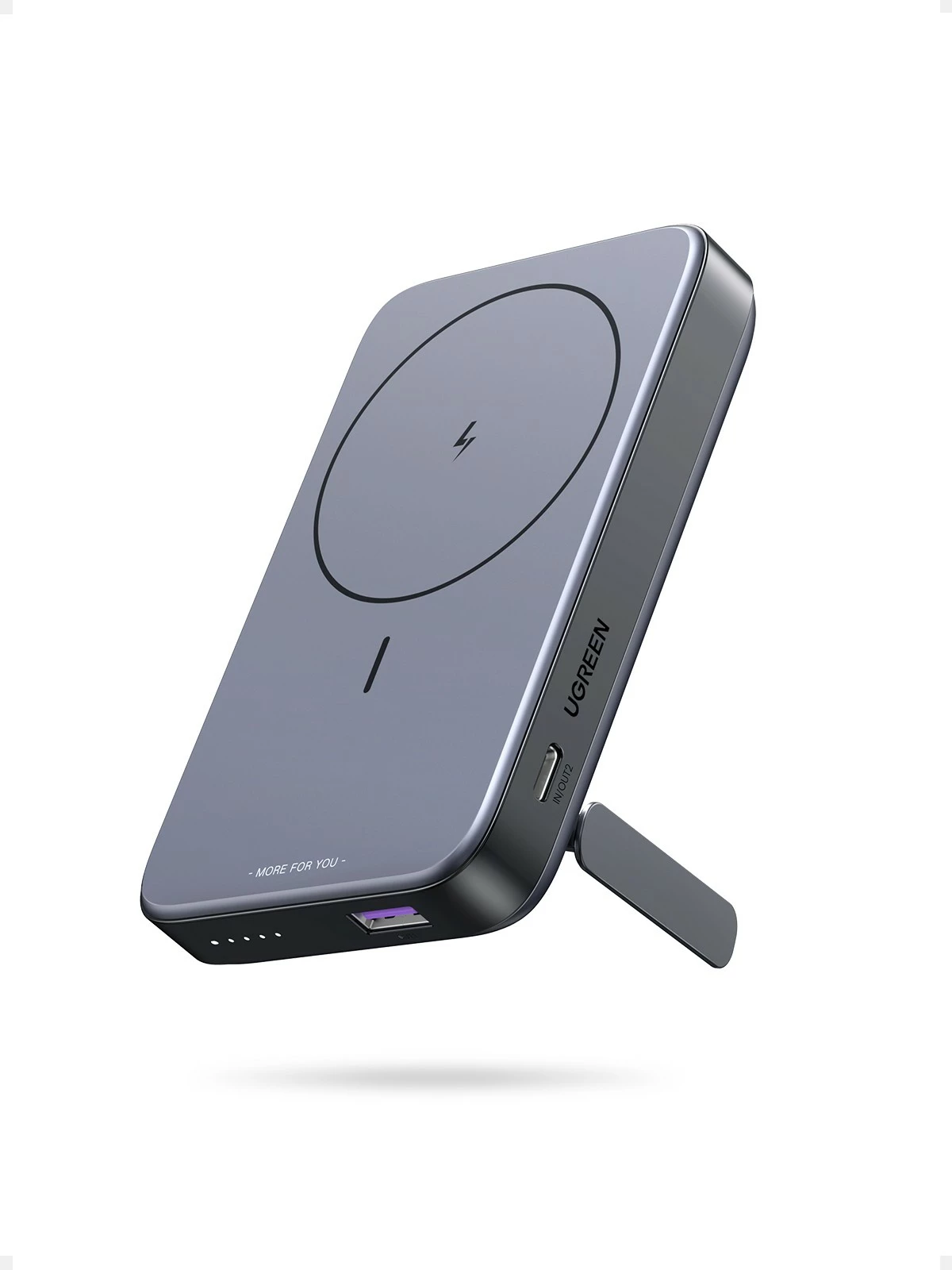 Powerbank Ugreen 10000mAh Mini Wireless 20W me MagSafe, gri