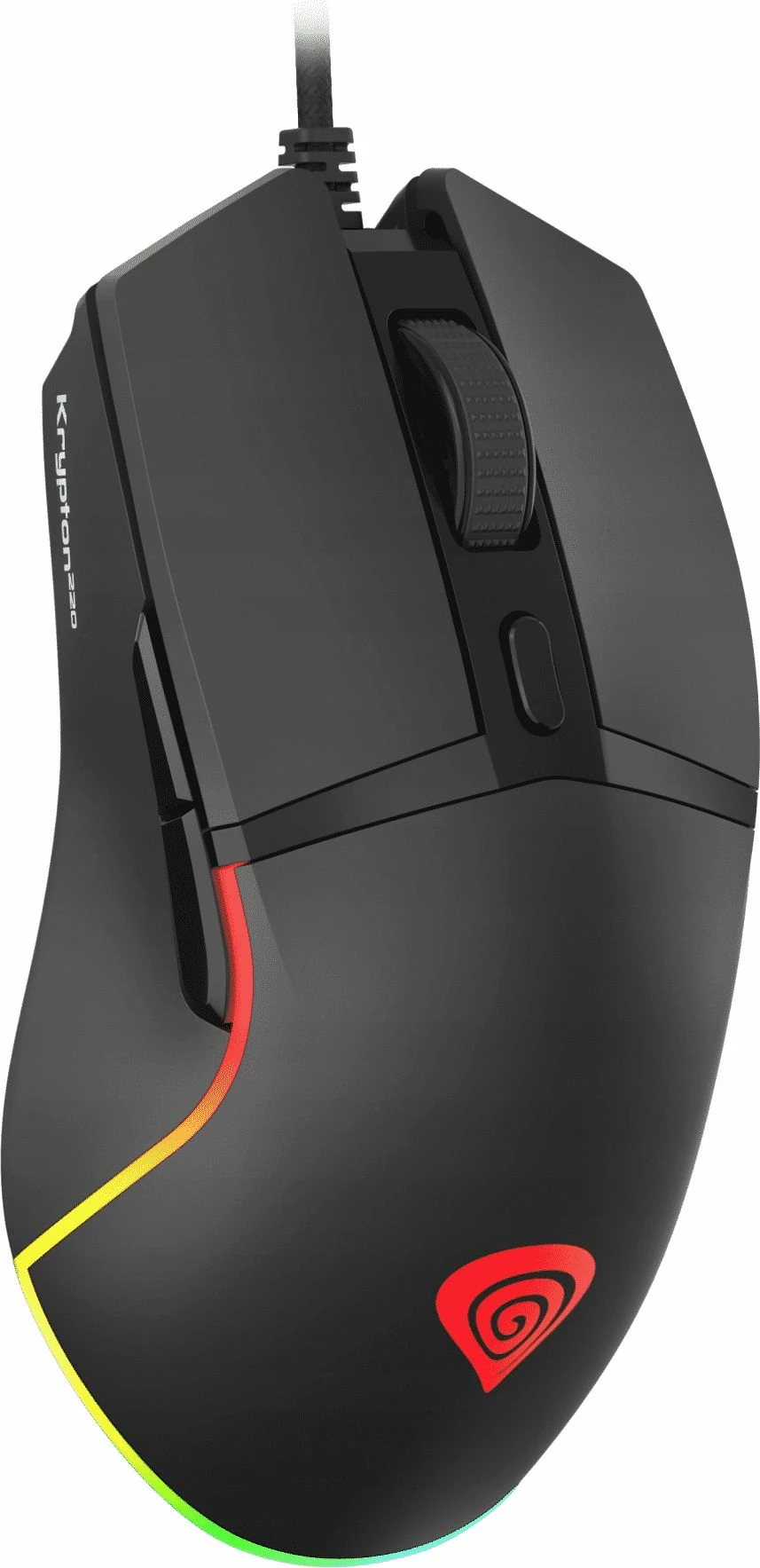 Maus Genesis Krypton 220 NMG-1770, 6400 DPI, RGB, USB me kabllo, 6 butona, i zi