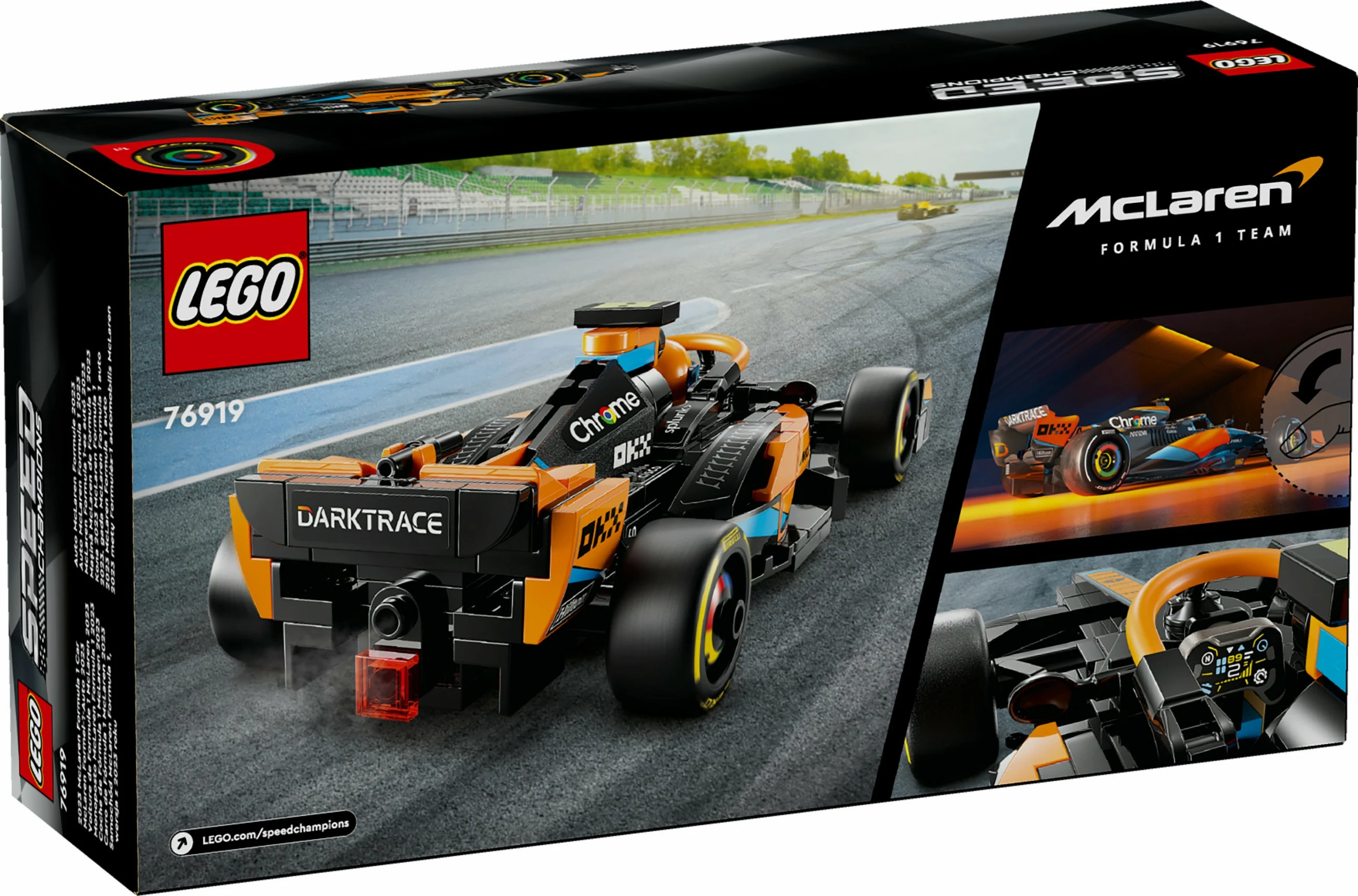 Set ndërtimi LEGO McLaren Formula 1 2023, 245 pjesë, shumëngjyrësh