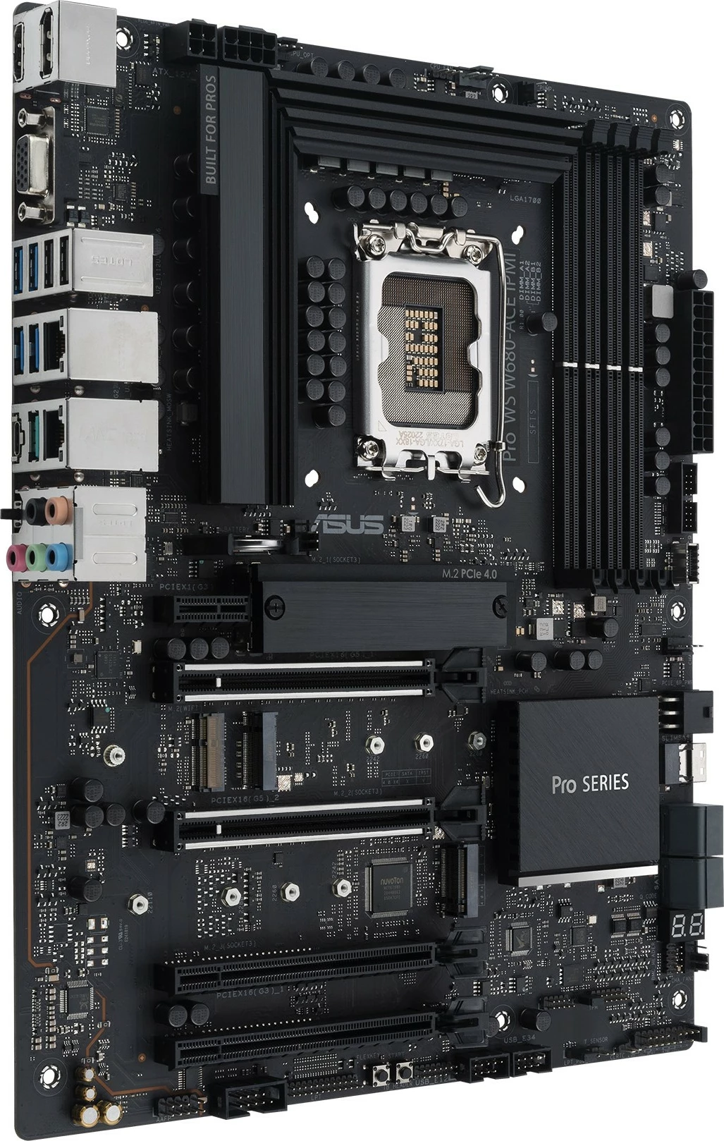 Pllakë amë ASUS PRO WS W680-ACE IPMI, Intel, LGA 1700, DDR5-SDRAM, 128 GB