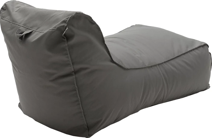 Shezlong Lara Pakoworld 100% i papërshkueshëm nga uji, ngjyrë antracit