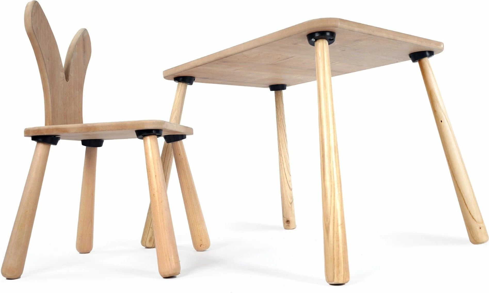 Set tavoline me karrige për fëmijë, Skye Decor, BLTYZ-AKTV060, ngjyrë lisi, 11 copë