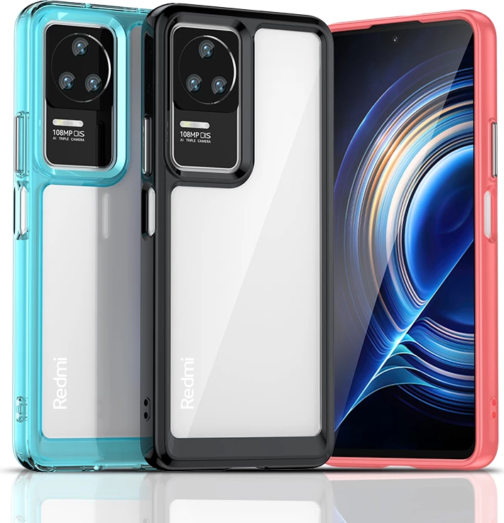 Mbështjellës Hurtel Outer Space Case për Xiaomi Poco F4 5G, i zi