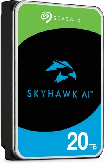 Hard disk Seagate SkyHawk AI, 20 TB, 7200 RPM, 512 MB, 3.5", Serial ATA III