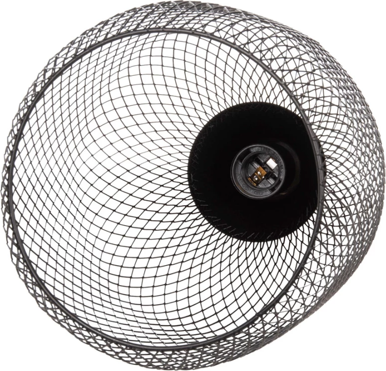 Llampë varëse tavani, rrjetë metali e zezë, FH4105, Φ20x145H cm