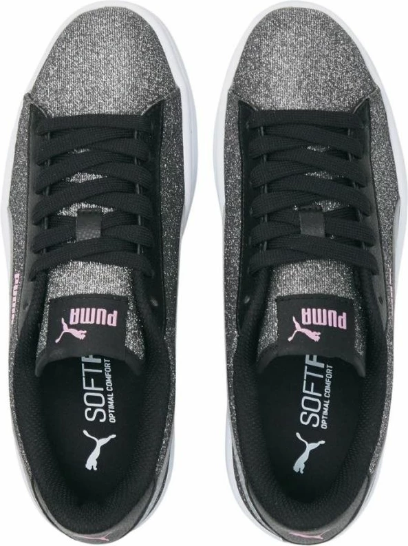Atlete për vajza Puma Smash v2 Glitz Glam, gri/argjendtë