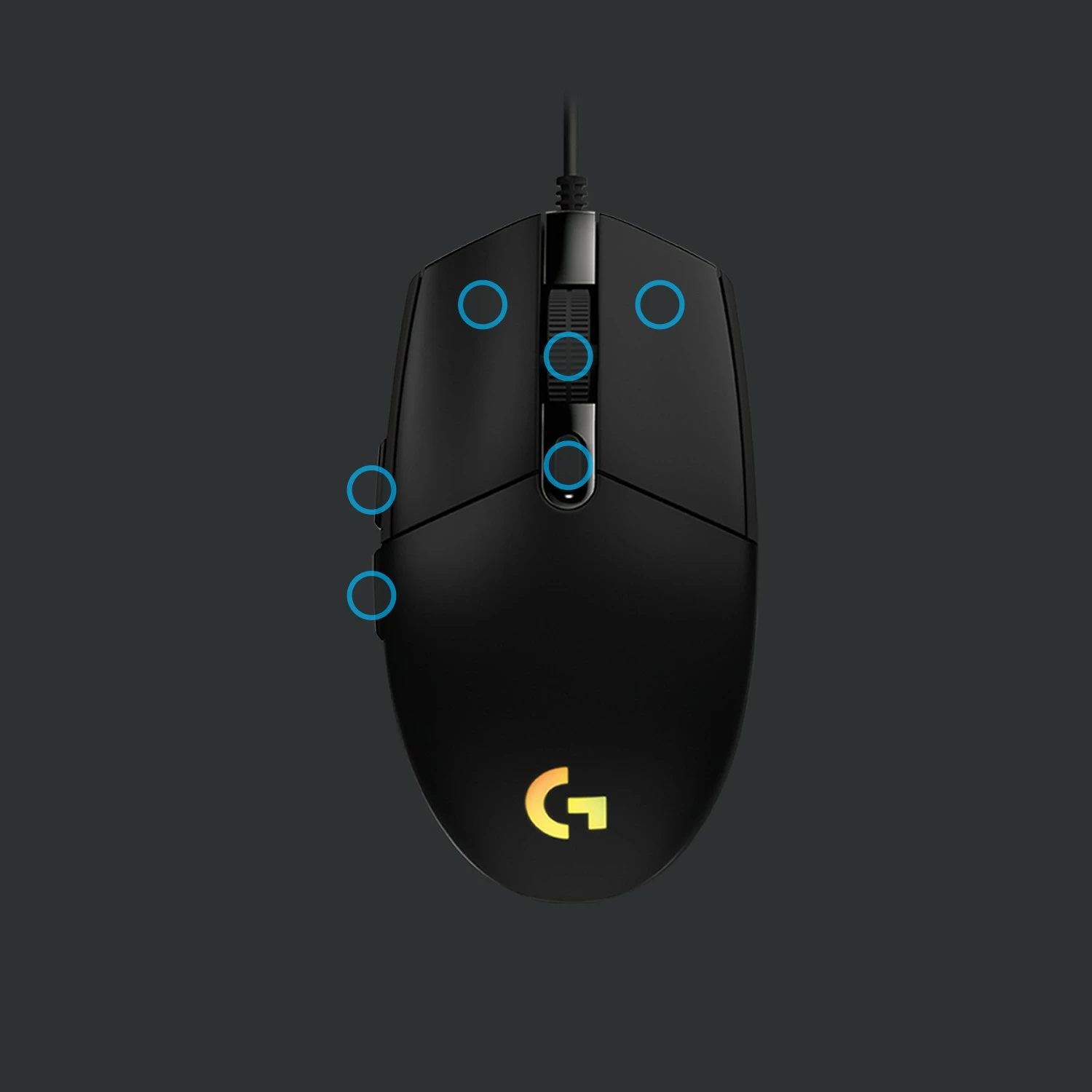 Maus Gaming me Ndriçim RGB Logitech G203 LIGHTSYNC