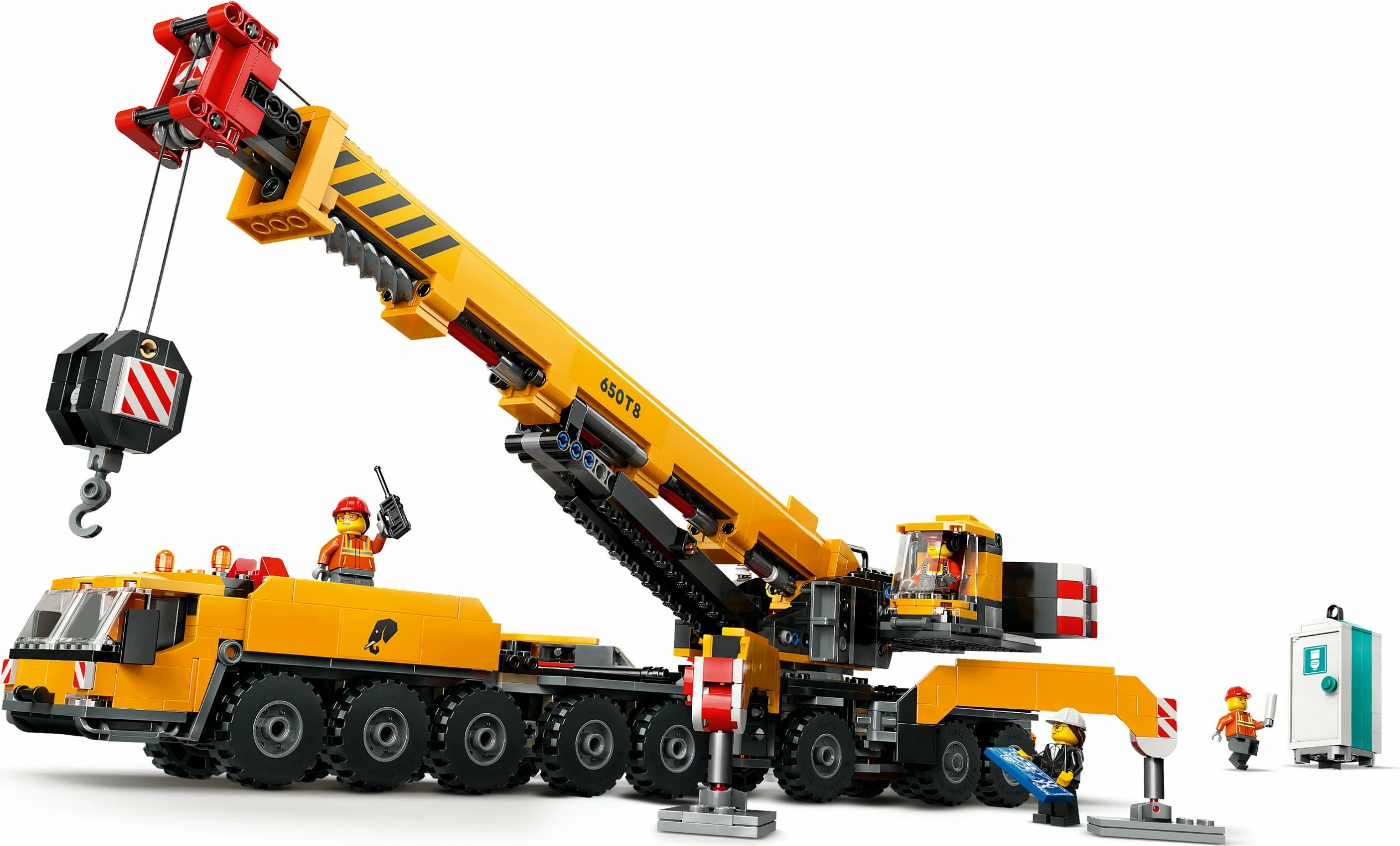 Set ndërtimi LEGO City 60409 vinç ndërtimi mobil, shumëngjyrësh