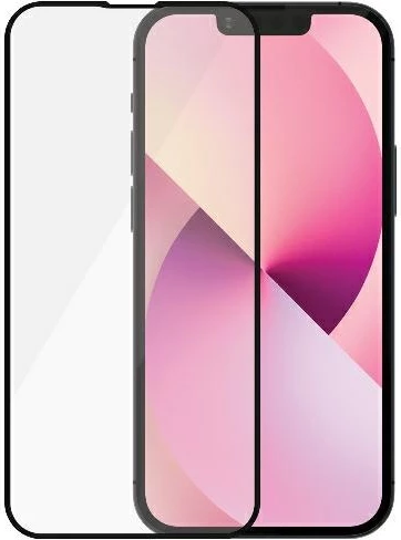 Xham mbrojtës PanzerGlass E2E Microfracture për iPhone 13 mini, me kornizë të zezë