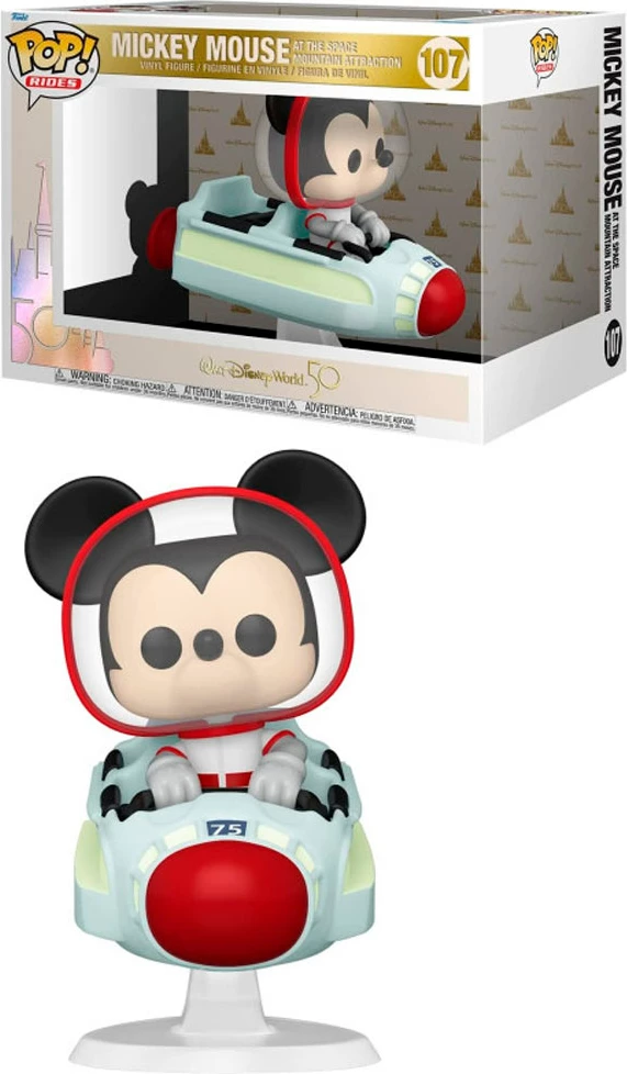 Figurinë koleksionuese Funko POP! Rides Super Deluxe Disney Space Mountain me Mickey Mouse #107