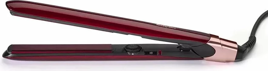 Drejtues flokësh, BaByliss, ST212PE, 24 mm, pllaka qeramike me jonizim, 210°C, e kuqe