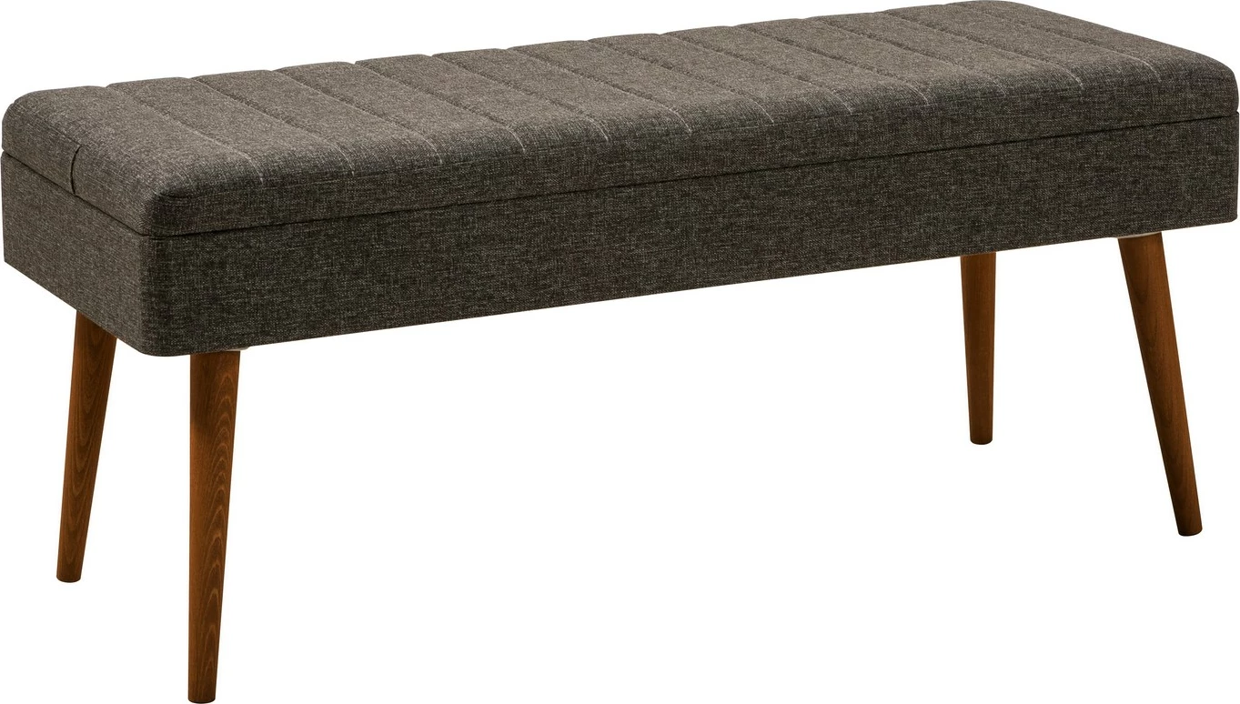 Set tavoline me karrige dhe konsolë, zgjatues, 5 pjesë, Skye Decor, Vina 02 1053, ngjyrë arre dhe antracit