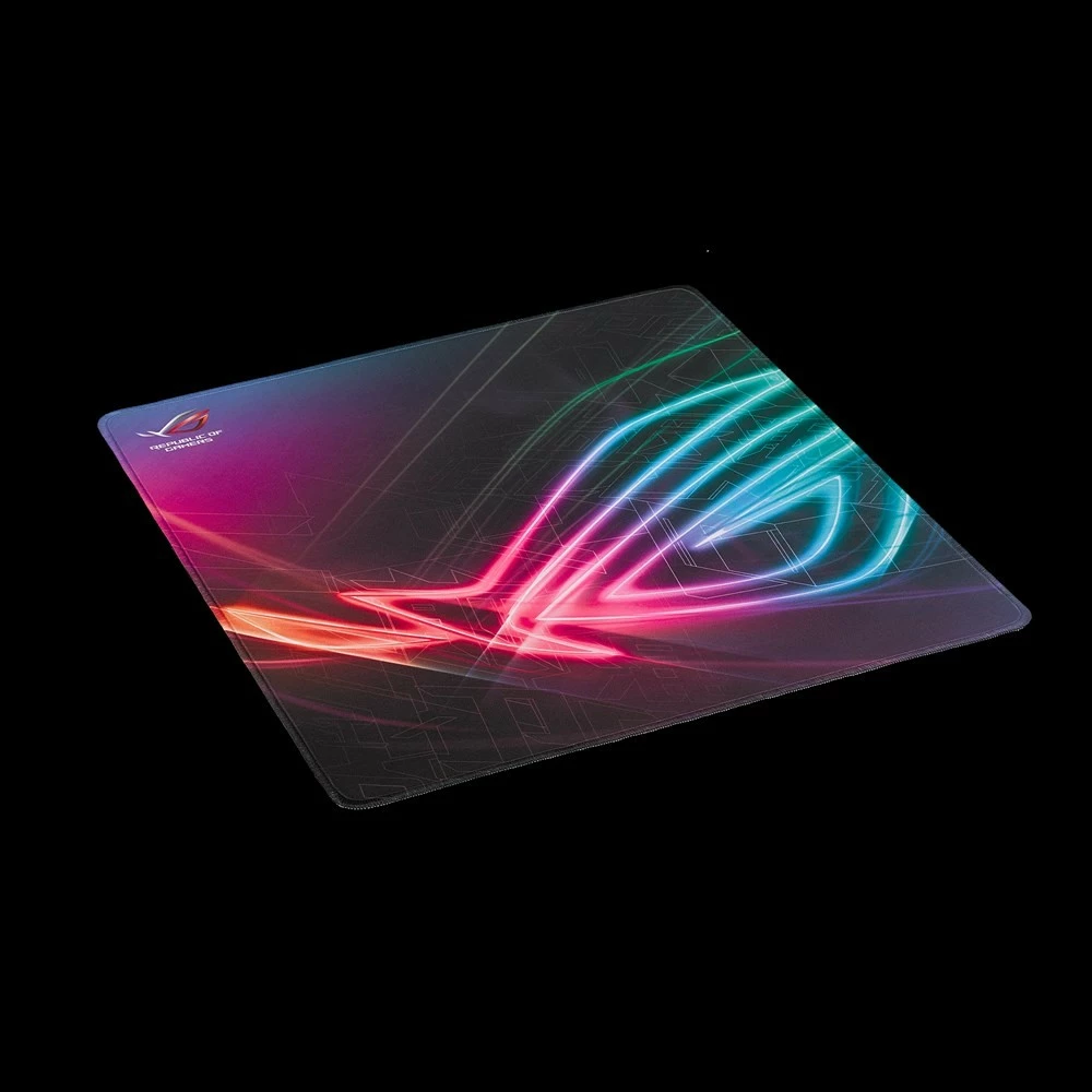 Mauspad ASUS ROG Strix Edge, gaming, multikolor, 450x400mm, gome, antirrëshqitës