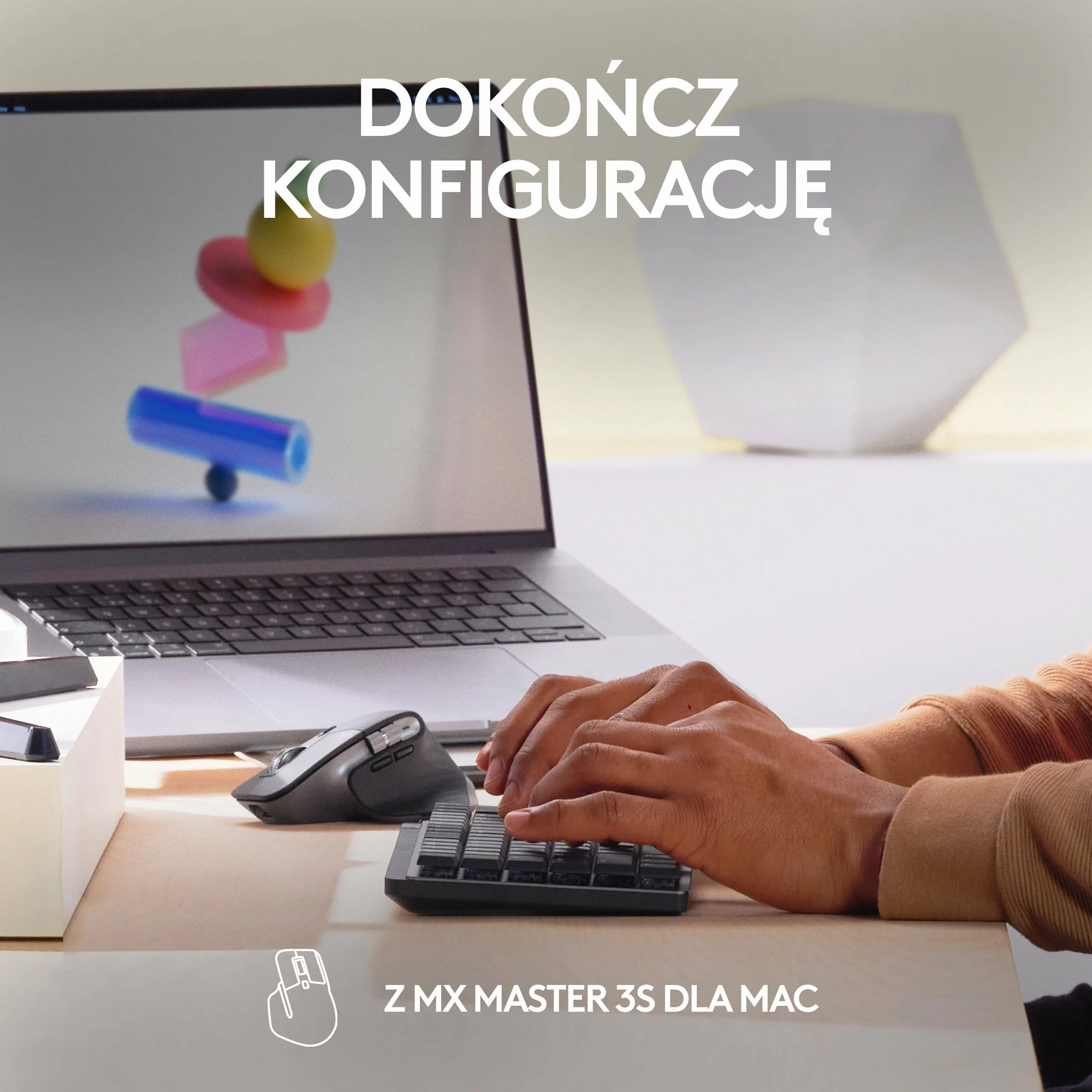 Tastierë mekanike Logitech MX Mechanical Mini for Mac 920-010837, wireless, US INTL layout, backlit, pa numpad, Graphite