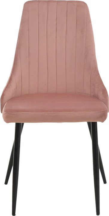 Karrige Azori kadife mollë e kalbur-këmbë metali të zeza 49x55x85cm