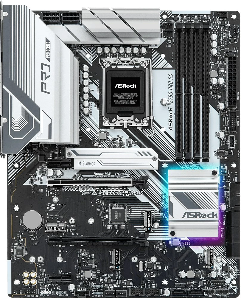 Pllakë amë Asrock Z790 Pro RS, Intel Z790 LGA, 1700 ATX