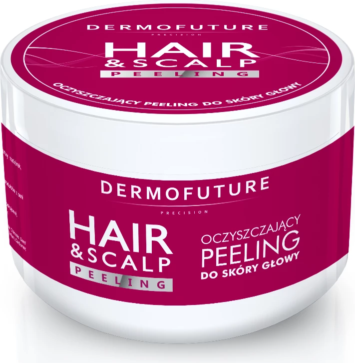 Peeling për skalp dhe flokë Dermofuture Hair&Scalp Peeling cleansing scalp scrub për femra, 300ml