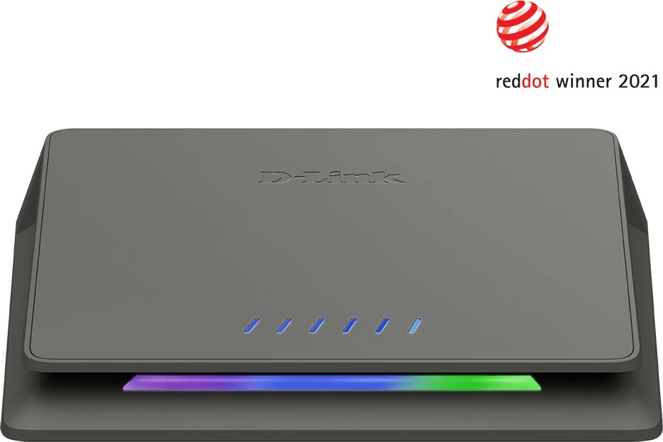 Switch D-Link DMS‑106XT, 6-Port, Multi-Gigabit, 2.5G Ethernet, gri